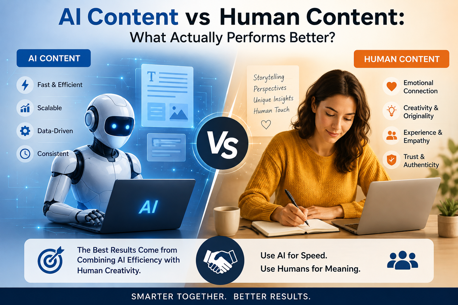 AI Content vs Human Content: What Actually Performs Better?